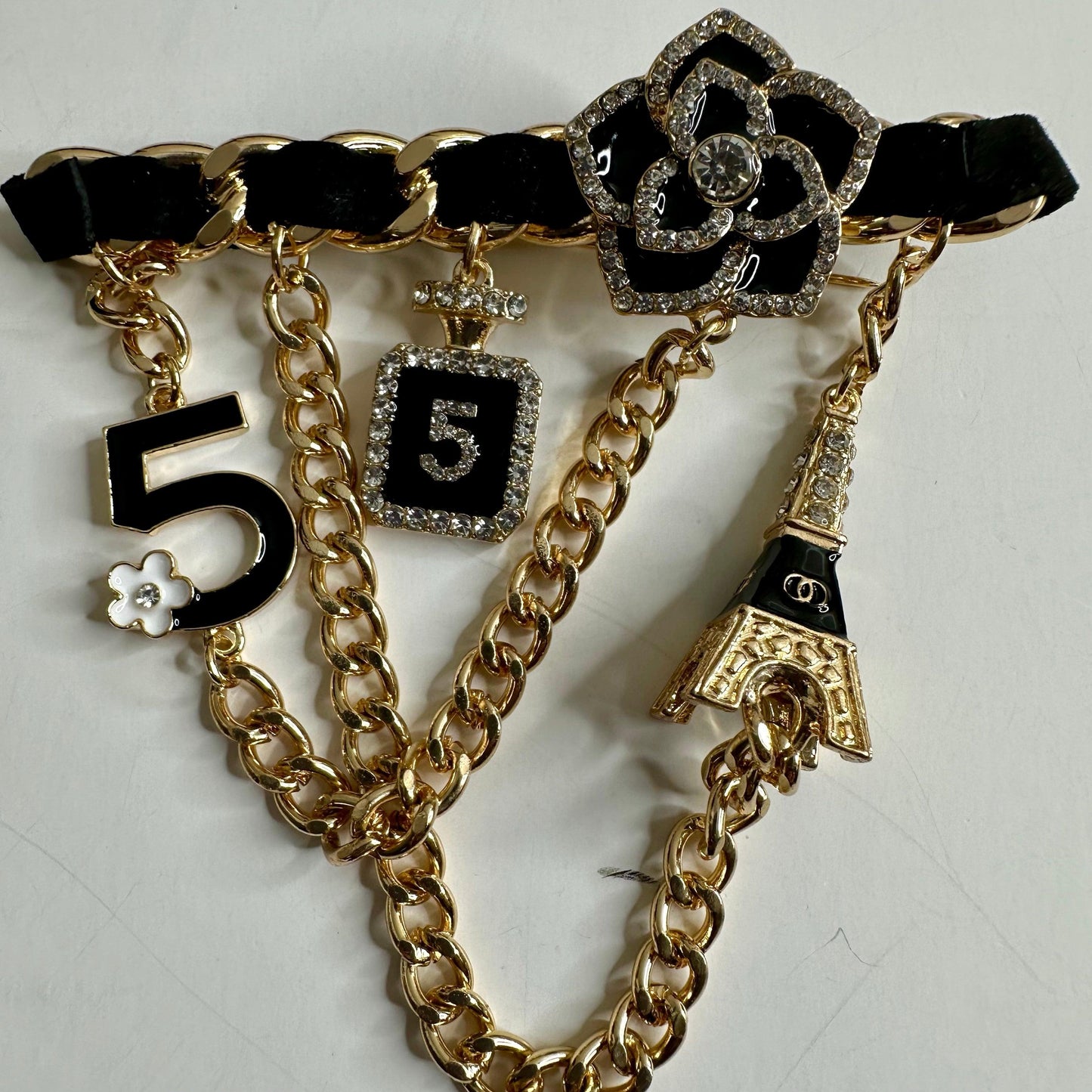 Eiffel Tower Brooch