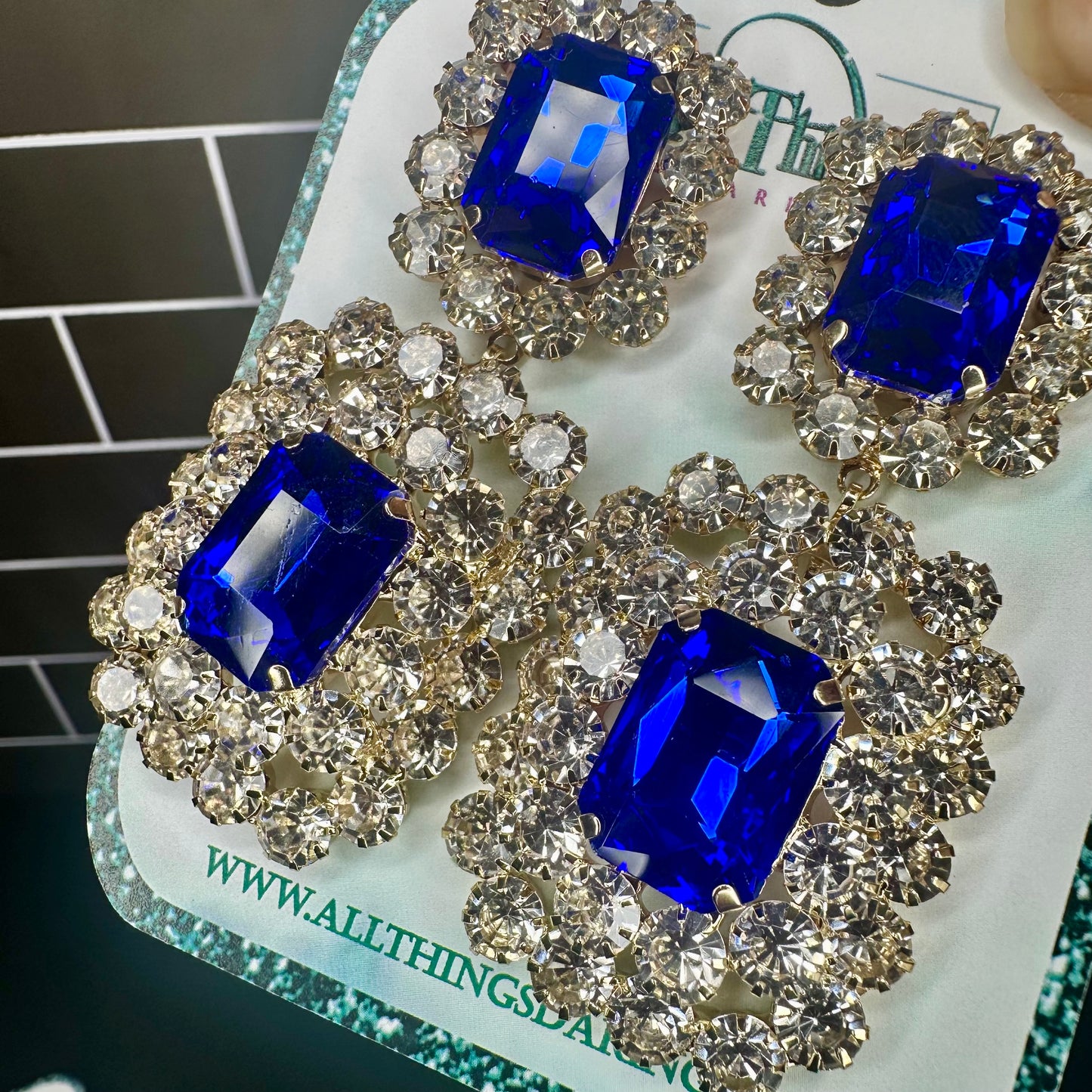 Royal Sapphire (clip ons)