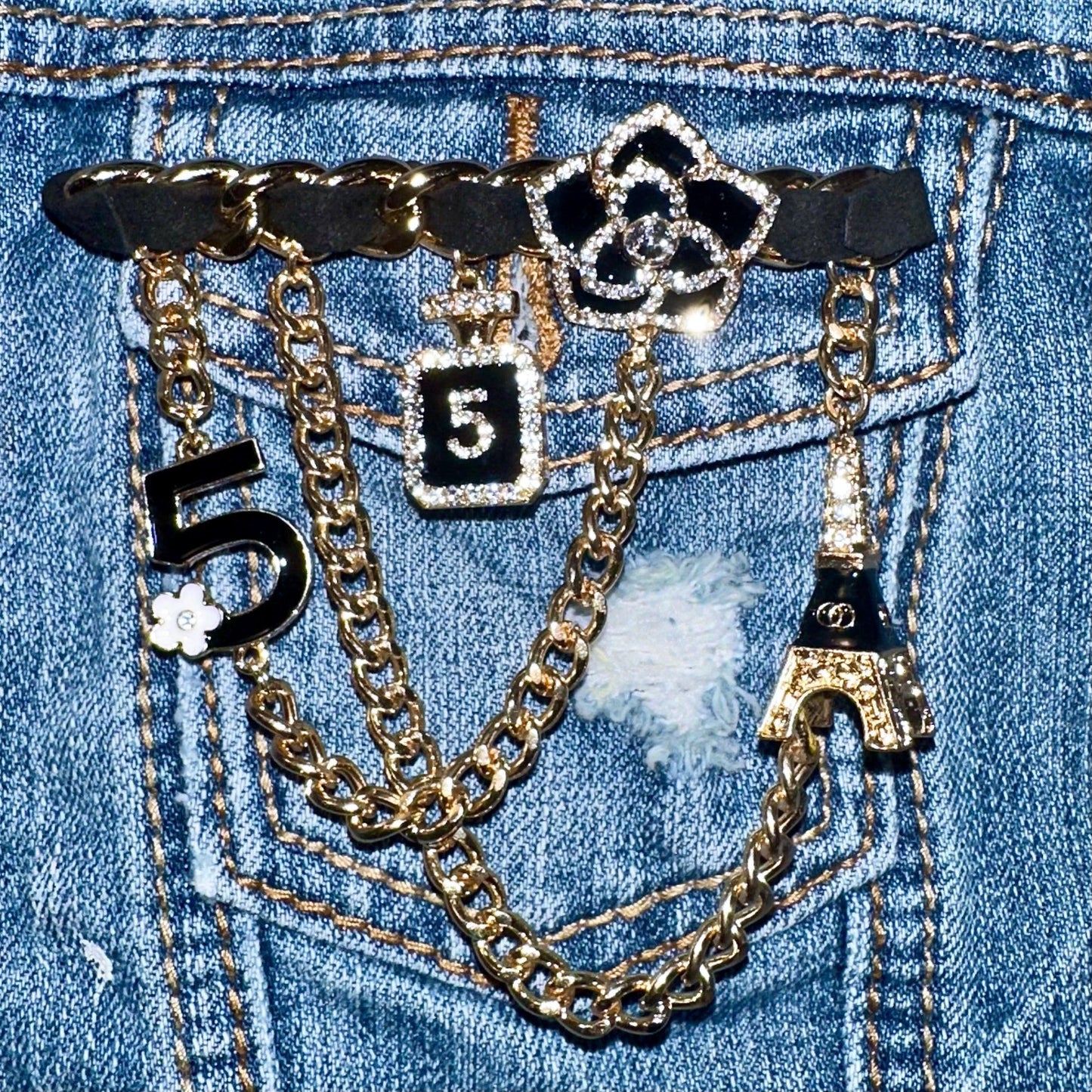 Eiffel Tower Brooch