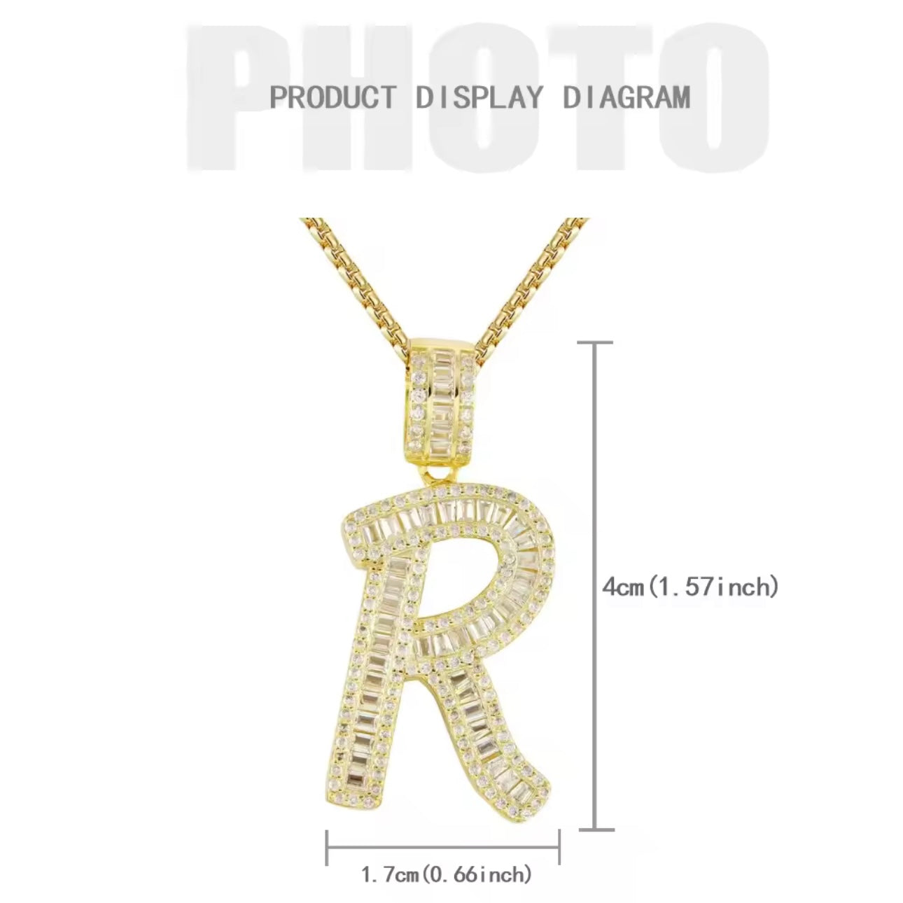 Initial Monogram Pendant Necklace (pre-order) ships in 2-3 weeks