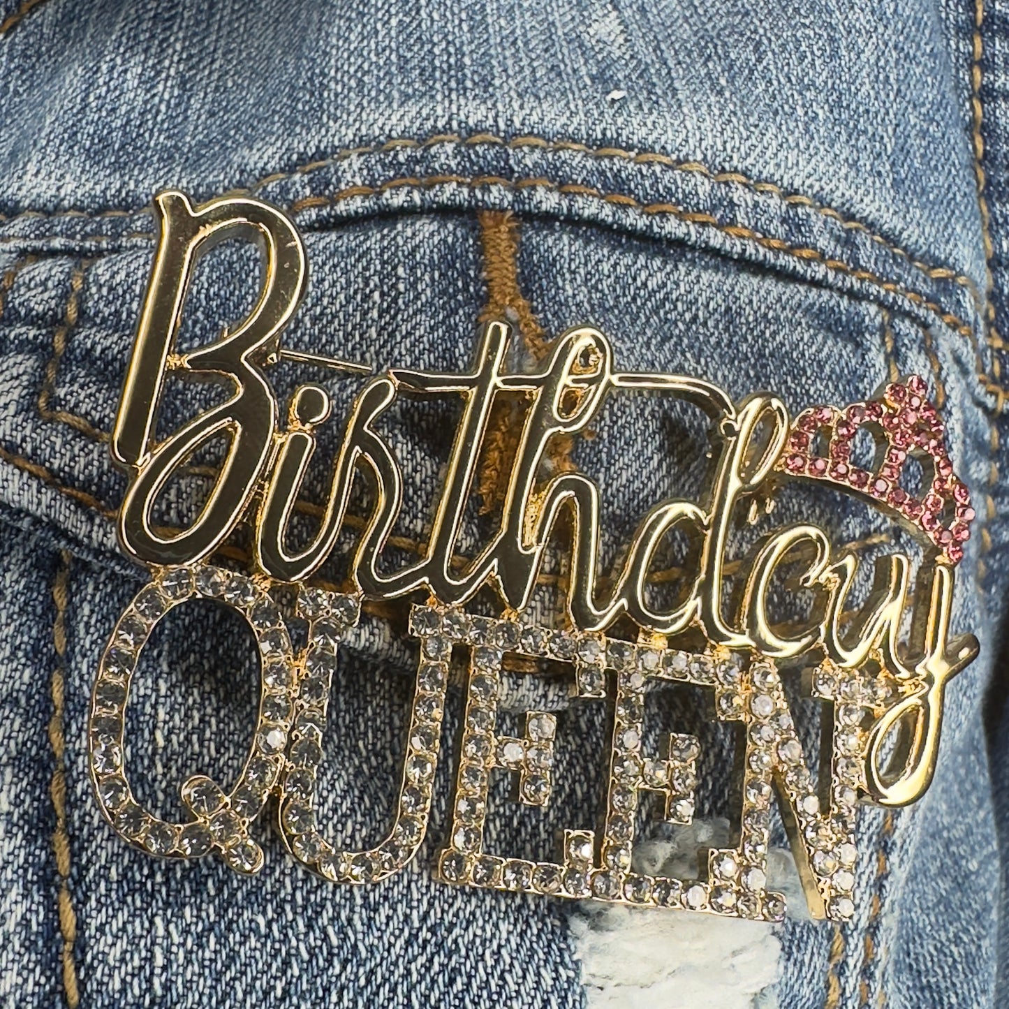 Birthday Queen Brooch