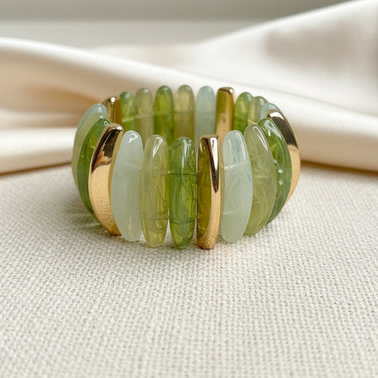 Gloss Girl Bangle (Green)