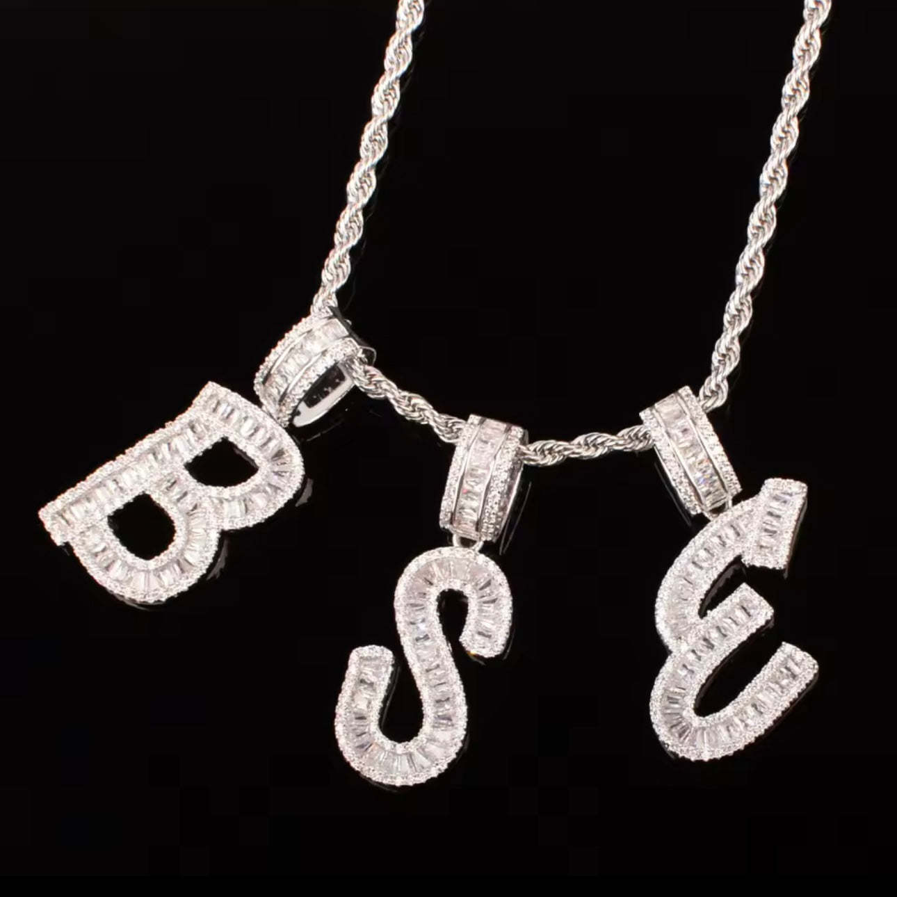 Initial Monogram Pendant Necklace (pre-order) ships in 2-3 weeks